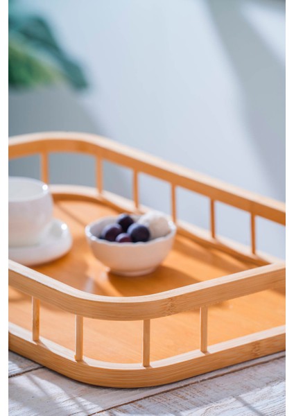 Bambu Dikdörtgen Tepsi - 45 cm fiyatları