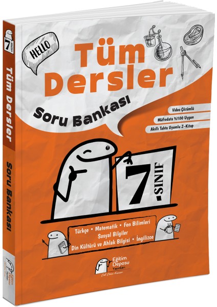 7. Sınıf Tüm Dersler Soru Bankası Eğitim Deposu Yayınları