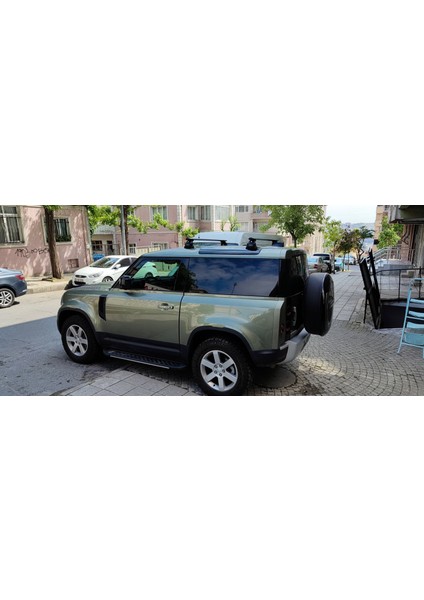 Land Rover Defender 110 2020-2025 Tavan Taşıyıcı Ara Barlar – Vidalı Montaj, Toros Fix Pro, Gri fırsatları