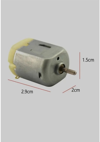 (2 Adet) Deney Motoru, Dc Motor, Mini Motor, Elektrik Motoru modelleri