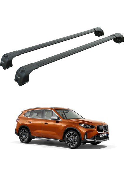 Bmw X1 U11 2022-2025 Portbagaj Taşıyıcı Ara Atkisi - Ara Çubuk Paw Pro 2 Siyah