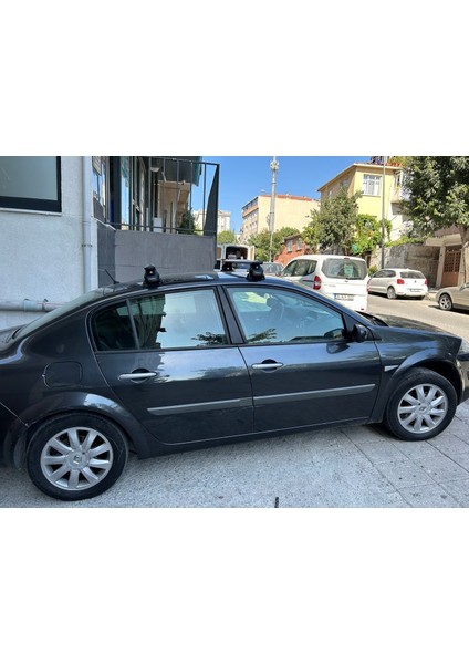 Renault Megane 2 2002-2009 Tavan Taşıyıcı Ara Barlar – Vidalı Montaj, Toros Fix Pro, Gri fırsatları