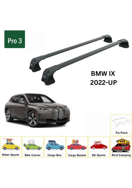Bmw Ix Portbagaj Taşıyıcı Ara Atkı Aparatı Paw Pro 3 2022-2025 Siyah fiyatları
