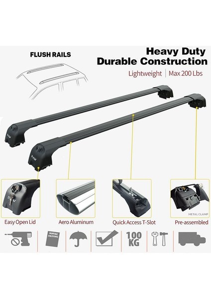 Paw Pro2 Chevrolet Zafıra B Mpv 2001-2011 Black Ara Atkısı modelleri