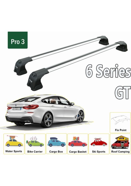 Bmw 6 Gt G32 2017-2023 Portbagaj Taşıyıcı Ara Atkı Aparatı Paw Pro 3 Gri fiyatları