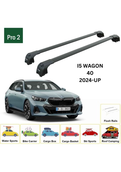 Bmw I5 Wagon 2024-2025 Portbagaj Taşıyıcı Ara Atkisi - Ara Çubuk Paw Pro 2 Siyah fiyatları