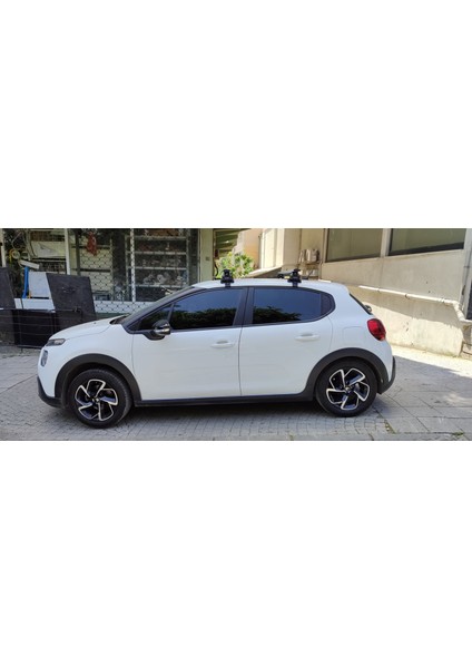Citroen C3 B618 2016-2025 Oluksuz Üst Tavan Portbagaj Taşıyıcı Ara Atkısı Toros Serisi Pro 4 Siyah indirimleri