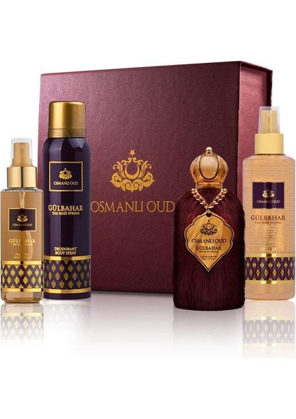 Gülbahar 4 Parça Kutulu Hediye Parfüm Seti – 9882