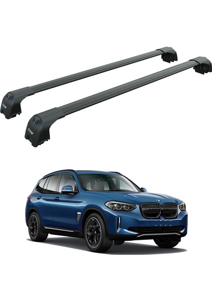 Bmw Ix3 2020-2025 Portbagaj Taşıyıcı Ara Atkisi - Ara Çubuk Paw Pro 2 Siyah