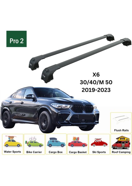 Bmw X6 G06 2019-2024 Portbagaj Taşıyıcı Ara Atkisi - Ara Çubuk Paw Pro 2 Siyah fiyatları