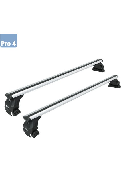 Chrysler 300 2013-2023 Oluksuz Üst Tavan Portbagaj Taşıyıcı Ara Atkısı Toros Serisi Pro 4 Gri