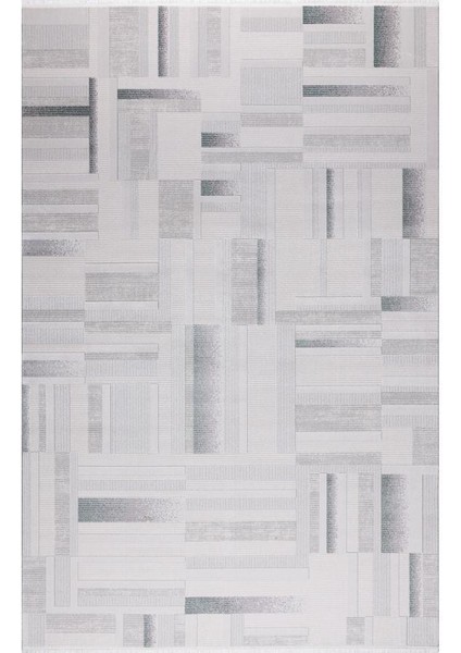 Keops D169A Krem Yeşil Akrilik Salon Oturma Yatak Odası Halısı