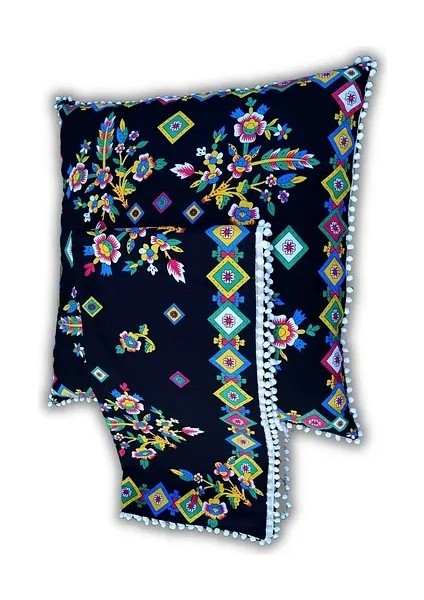 Etnik Minder Kılıfı 80X80, 6 Renk Seçeneği