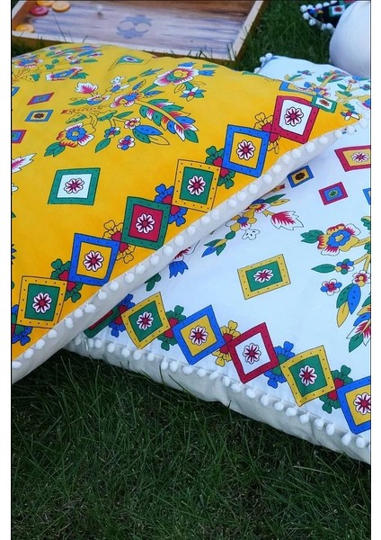 Etnik Minder Kılıfı 80X80, 6 Renk Seçeneği