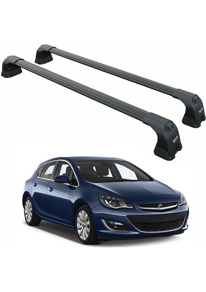 Opel Astra J 2010-2015 Portbagaj Taşıyıcı Ara Atkısı Paw Pro 3 Siyah