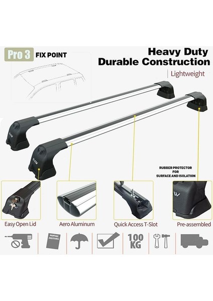 Opel Astra J 2010-2015 Portbagaj Taşıyıcı Ara Atkısı Paw Pro 3 Siyah fiyatları