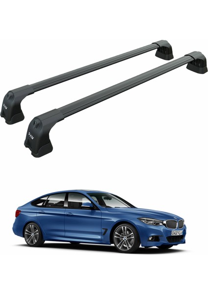 Bmw 3 Gt F34 2013-2019 Portbagaj Taşıyıcı Ara Atkı Aparatı Paw Pro 3 Siyah