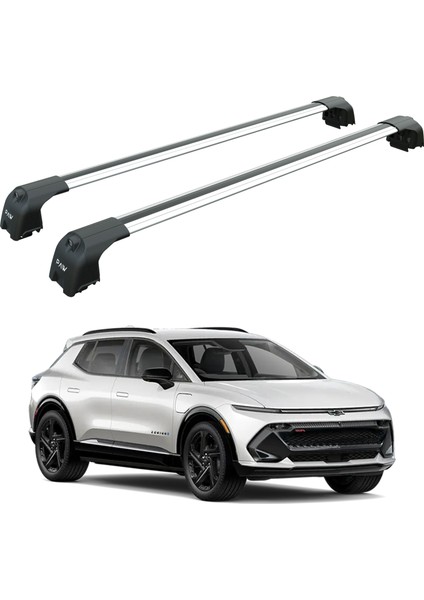 Chevrolet Equinox 2023-2025 Portbagaj Taşıyıcı Ara Atkisi - Ara Çubuk Paw Pro 2 Gri