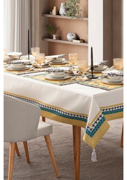 Safran Luxe, Yemek Masası, Mutfak Masa Örtüsü 150X150 fiyatları