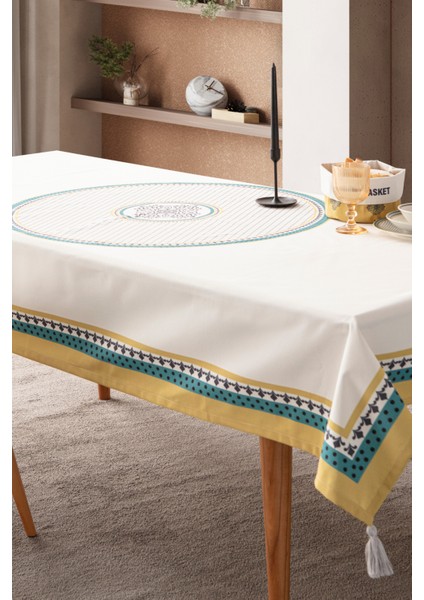 Safran Luxe, Yemek Masası, Mutfak Masa Örtüsü 150X150