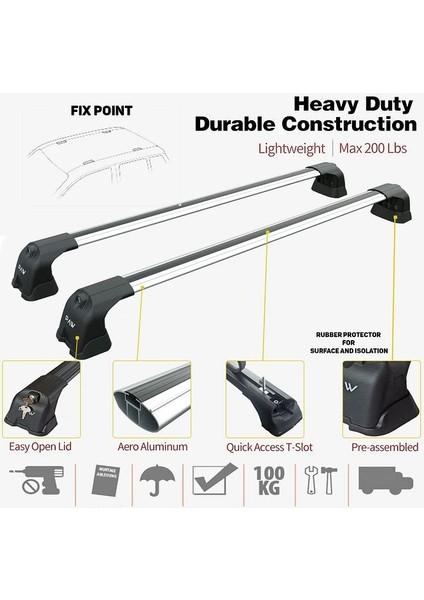 Ford Transit Custom-- Siyah Set Ara Atkısı Pro 3 Çadır Taşıma Sistemleri fiyatları