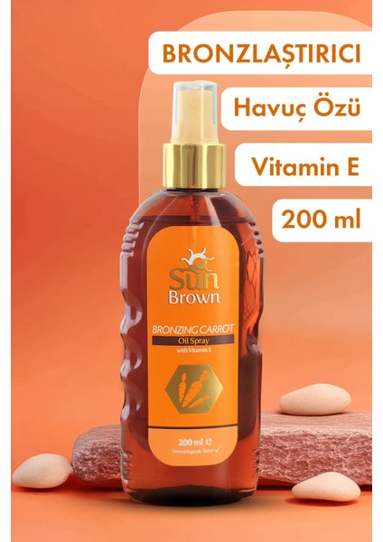 Yoğun Bronzlaştırıcı Havuç Yağı 200ML