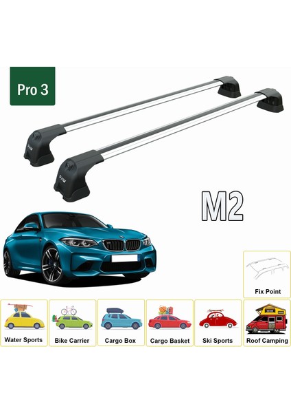 Bmw M2 2016-2022 Portbagaj Taşıyıcı Ara Atkı Aparatı Paw Pro 3 Siyah fiyatları