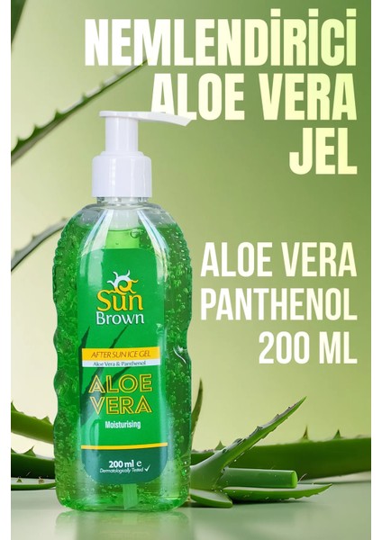 Serinletici Aloe Vera Özlü Güneş Sonrası Nemlendirici Jel 200 Ml