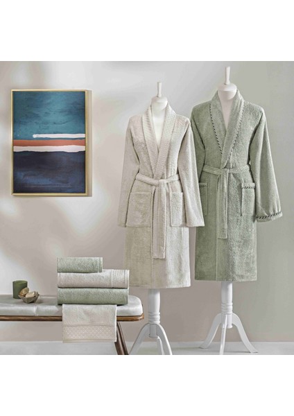 Vella Bamboo Classic Aile Seti Taş Yeşil