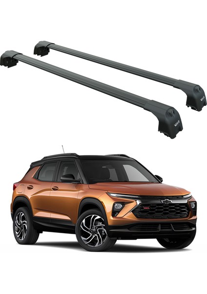 Chevrolet Trailblazer 2021-2025 Portbagaj Taşıyıcı Ara Atkisi - Ara Çubuk Paw Pro 2 Siyah