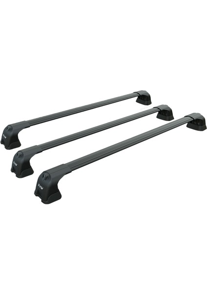 Chevrolet N300 2012-2020 Roof Rack Cross Bars Metal Bracket Fix Point 3 Qty. Alu Siyah