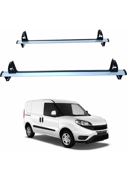Chevrolet Promaster City 2015-2022 Ladder Roof Racks Cross Bars Carrier Aluminum 2 Qty