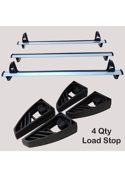 Chevrolet Promaster City 2015-2022 Ladder Roof Racks Cross Bars Carrier Aluminum 2 Qty fırsatları