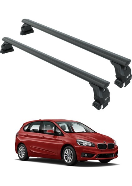 Bmw 2 Series Active Tourer 2014-2021 Oluksuz Üst Tavan Portbagaj Taşıyıcı Ara Atkısı Toros Serisi Pro 4 Siyah