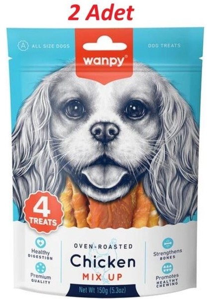 Tavuklu Karışık Köpek Ödülü 150 Gr*2 Adet