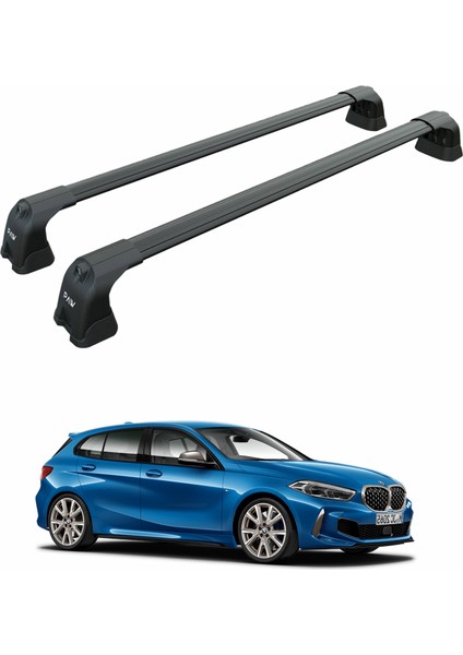 Bmw 1 Series F40 2019-2025 Portbagaj Taşıyıcı Ara Atkı Aparatı Paw Pro 3 Siyah