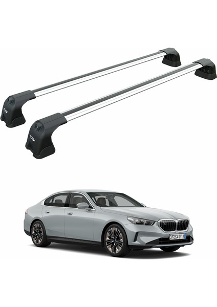 Bmw 5 Sedan G60 Portbagaj Taşıyıcı Ara Atkı Aparatı Paw Pro 3 2024-2025 Gri