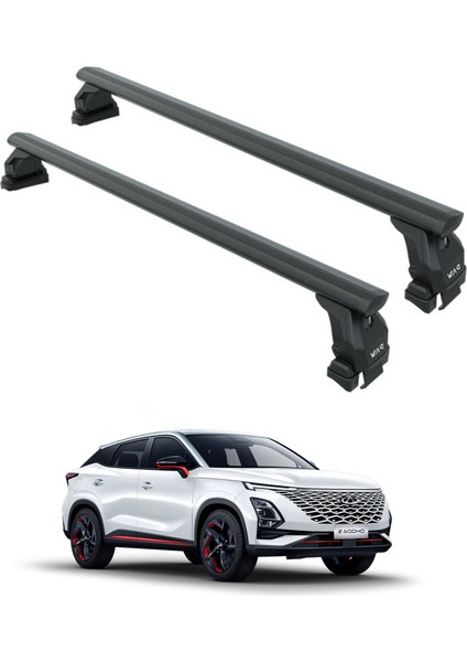Chery Omoda 5 Oluksuz Üst Tavan Portbagaj Taşıyıcı Ara Atkısı Toros Serisi Pro 4 Siyah