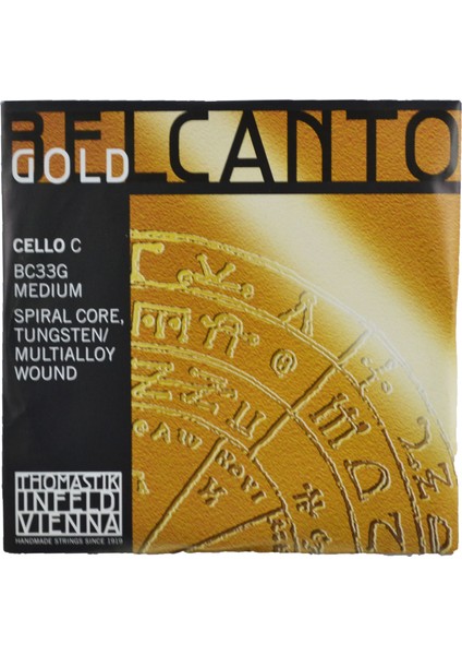 Viyolonsel Tel Thomastik Belcanto Gold C