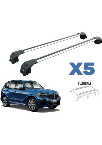 Bmw X5 G05 Portbagaj Taşıyıcı Ara Atkısı 2018- Sonrası Paw Pro 2 Gri