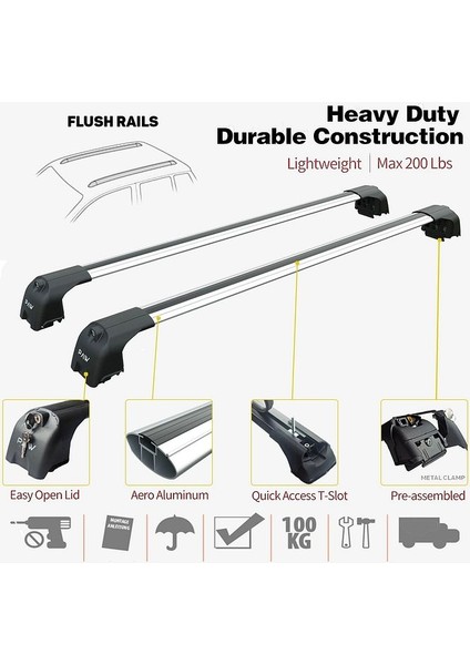 Bmw X5 G05 Portbagaj Taşıyıcı Ara Atkısı 2018- Sonrası Paw Pro 2 Gri fiyatları
