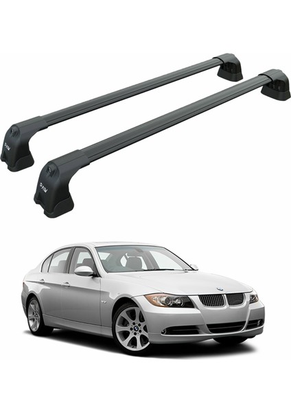 Bmw 3 Sedan E90 2005-2011 Portbagaj Taşıyıcı Ara Atkı Aparatı Paw Pro 3 Siyah