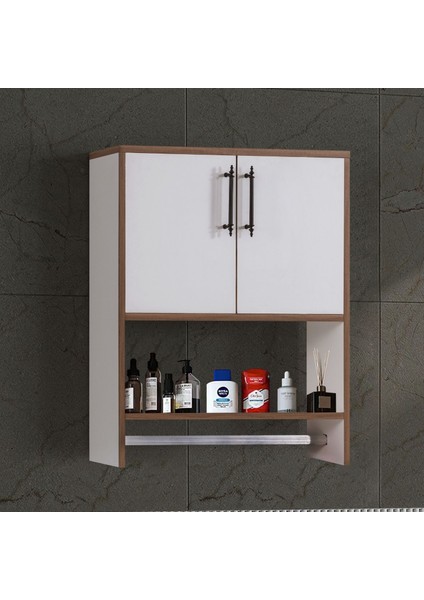Blesk Lavabo Üstü Kapaklı Dolap, Çok Amaçlı Depolama