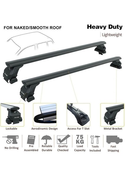 Volkswagen Polo Cross Portbagaj Taşıyıcı Ara Atkısı Tavan Taşıyıcı Paw Pro 4 2010-2017 Gri fiyatları