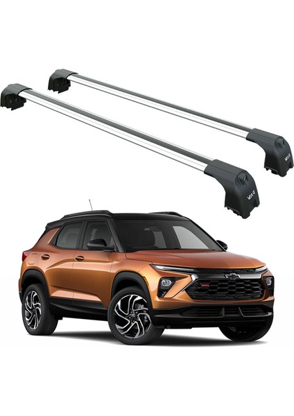 Chevrolet Trailblazer 2021-2025 Portbagaj Taşıyıcı Ara Atkisi - Ara Çubuk Paw Pro 2 Gri