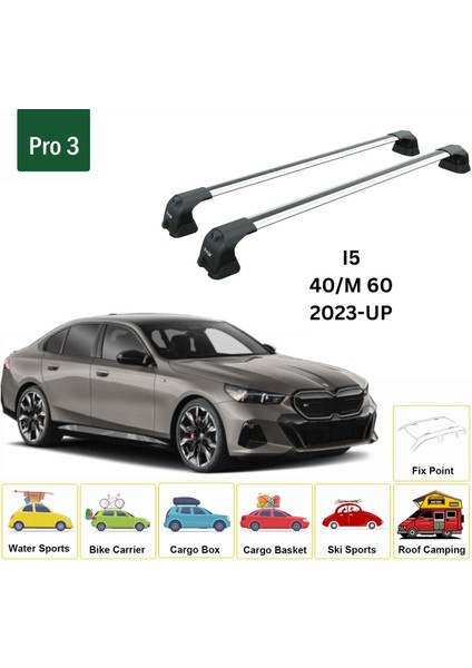 Bmw I5 2023-2025 Portbagaj Taşıyıcı Ara Atkı Aparatı Paw Pro 3 Gri fiyatları