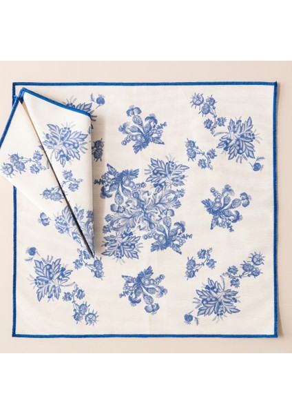 Elysian Blue, Premium Seri Mutfak Sunum Peçetesi, Duck Keten Kumaş 40X40CM modelleri