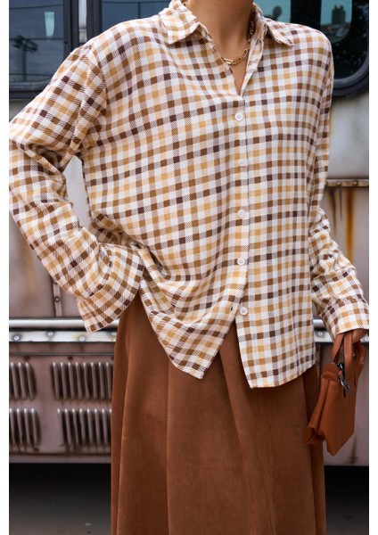 Ince Ekoseli Gömlek