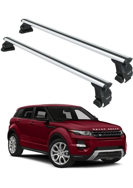 Land Rover Evoque L538 2011-2019 Ara Atkısı Tavan Taşıyıcı Gri Set Pro 4