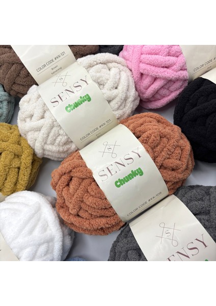 Chunky El Örgü Ipliği 200 gr Parmak Örgü Ipi Tığsız Şişsiz El ile Örgü Ipi Battaniye Ipi Parmak Örgü Ipliği